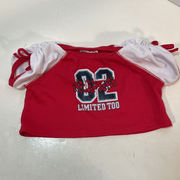 Build a Bear Limited Too Beach Top Swim Surf Shorts Teddy Clothes Outfit Bow - Picture 5 of 8